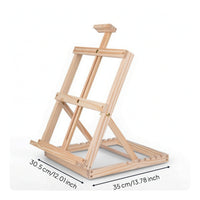 Painting Easel with Angle Adjustment Sturdy Tabletop Painting Stand Multi-Use Easel with Adjustable Angle for Artists, Kids, Studio, Classroom
