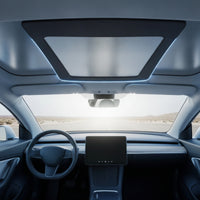 Motorized Sunshade Electric Car Sunshade Low Profile Assembly with Control Module for YL Electric Vehicle Interior