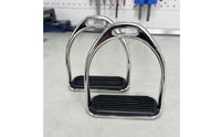 Non-Slip Stirrup with Rubber Grip Long-Lasting Horse Riding Stirrups Reliable Horse Stirrup Professional-Grade for Riders, Stables