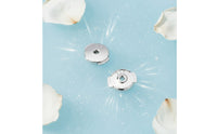 Sterling Silver Earring Backs Low-Profile Earring Backs with Push-on Clasp Fastener Comfortable Jewelry Shiny for Women