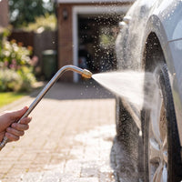 Angled Pressure Washer Lance Metal Pressure Washer with Quick Connect Spray with Brass Nozzle for Patio Cleaning