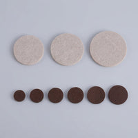 Felt Furniture Pads 50 PCS Self-Adhesive Floor Protectors, Non-Slip Noise Reducing Chair Leg Floor Protectors, Table Leg Pads for Hardwood Floors