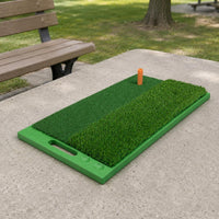 Golf Chipping Mat Space-Saving Golf Swing Mat Carry Handle Sports Gear