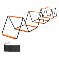 Modular & Connectable Butterfly Agility Ladder Improves Balance & Coordination Multifunctional Agility Ladder Long-Lasting Material Foldable Training Hurdles Stable Design for Backyard, Home Gym