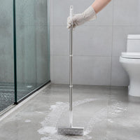 Multi-functional Floor Scrub Brush with Long Handle for Bathroom and Grout Cleaning