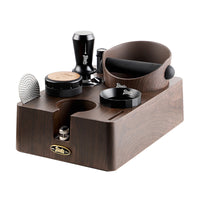 Bincoo Espresso Tamper Base Set with Knock Box, 58mm, 11 Pieces
