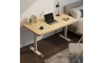 Height Adjustable Desk Stable Structure Simple Bedside Desk Sturdy Construction Manual Lift Study Table for Students, Kids, Bedroom, Dorm Room