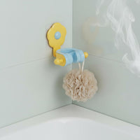 Easy to Install Shower Head Bracket Waterproof Adhesive Shower Head Holder Adjustable Angle Bathroom Fixture
