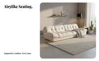 Cumulus Couch Minimalist Zen artistic look Sofa Modern living room design Room Furniture for Apartment Dwellers, Homeowners, Studio, Bedroom, Office