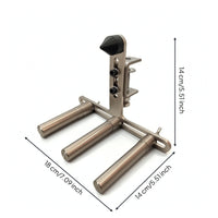 Padded Wind-Instrument Polishing Stand Easy to Set up Metal Stand with Cone Top Stable Aerophone Holder Long-Lasting for Musicians, Workshop