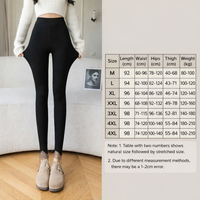 Thermal Leggings for Women with Fleece Lining for Winter Cold Weather, Soft Blend with Lace Trim Detail, Elastic Waistband