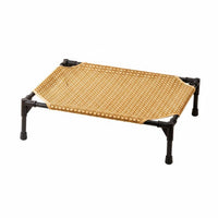Breathable Elevated Pet Cot Moisture-Resistant Raised Pet Cot Easy to Clean Elevated Dog Bed Sturdy Frame for Small Dogs, Cats, Summer