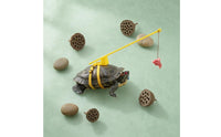 Turtle Walking Leash Telescopic Turtle Leash Harness Rod Handle Pet Tortoise Walking Rope for Outdoor