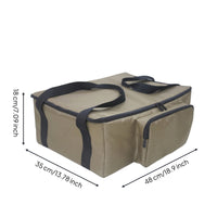 Portable Printer Carrying Bag Zippered Two Handles Printer Carrying Bag