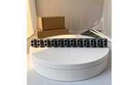 Single Row 12 Key Touch Strip Oval Openings Conductive Key Pad