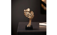 Couple Sculpture Textured Abstract Sculpture Modern Shelf Ornament for Desk