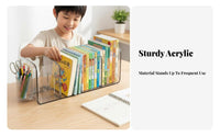 desktop Display desktop organizerSaving Tiered Book Display without a topTop for Retail outlet