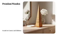 Wooden Jewelry Display Stand Solid Wood Jewelry Display Stand Elegant Design for Retailers, Retail Sellers, Boutique, Craft Fair, Roomy Wardrobe