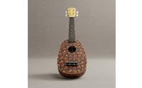 Basswood Pineapple Ukulele Nylon Strings 21 Inch Ukulele Portable Musical Instrument Lightweight for Children, Outdoor