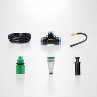 Misting Kit with Brass Nozzles DIY Misting System with Strainer Compatible Drips Irrigation Kit for Gardeners, Greenhouse
