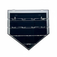 Baseball Display Case Transparent Memorabilia Storage for Sports Collection
