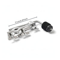 Adjustable Cymbal Arm with Clamp Heavy Duty Cymbal Extension Arm Sturdy Percussion Mount with Clamp Stable for Drummers, Percussionists, Stage, Recording Studio