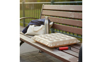Inflatable Seat Pad Thickened PVC Square Inflatable Pad Perforated Inflatable Pad Breathable Seating Accessory Portable for Car