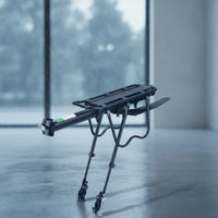 Cylindrical Bike Rack with Quick Release Clamp Reflective Bike Rack with Quick-Release Long-Lasting Sturdy for Commuters