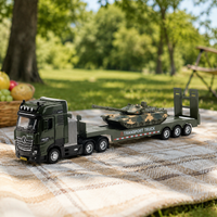 Toy Trucks, Working Vehicles, Mini Cars, Construction Vehicles, 1:50 Scale, Plastic, 4-Piece Set
