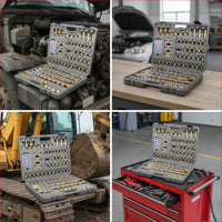 103 Pieces Automotive Climate Control Leak Detection Kit Heavy-Duty Automotive Air Conditioning Leak Test Kit Portable for Technicians
