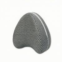 Washable Heart-Shaped Leg Pillow Contoured Memory Foam Leg Pillow Orthopedic Soft for Sleeping