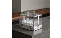 600 Pieces Mahjong Case Organized Compartments Aluminum Mahjong Case Sturdy Transparent Game Piece Holder