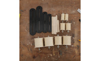 4 Pieces Armature Winding Coil Form Slotted Electric Motor Winding Form Rigid for Workshop