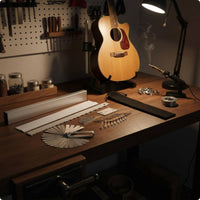 Fret Leveling Beam Professional Guitar Fret Leveling Beam Neck Straight Edge Tool for Luthiers, Repair Bench