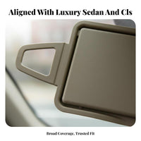 Sun Visor Mirror Cover OEM Look Sun Visor Vanity Mirror Easy Installation Automotive Interior Part