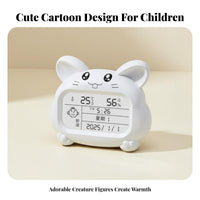 Shaped thermalHygrometer Temperature and Humidity Display Digital Timepiece Multwhenunctional Comfort Comfort-Scale Gauge