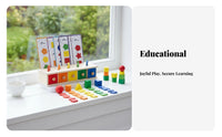 Early Education Shape and Color Matching Box Cognitive Development Color and Shape Matching Toy Hand-Eye Coordination Educational Approach Coin Box Sensory Play for Toddlers, Preschoolers, Kindergarten, Preschool, Daycare