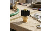 Pressure Washer Swivel Connector Brass Pressure Washer Swivel Fitting with O-Seal Seal 360-Degree Anti-Kink