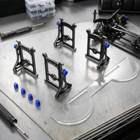 RC Car Alignment Gauge Adjustable RC Chassis Tuning Setup Gauge Multi-Functional for Workbench