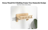 DIY Assembly Multi-Level Feline Wall Climber Set Space-Saving Modular Feline Climbing Set Includes Scratching Surfaces Pet Furniture Easy to Install for Apartment Dwellers, Apartments, Small Homes, Living Room, Bedroom