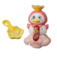 Colorful Rotating Duck Bath Toy Interactive Bath Water Wheel Educational Duck Slide Toy Safe for Toddlers, Kids, Babies, Bathroom