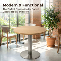 Premium Thickened Chair Base, Stainless Steel Swivel Chair Base Replacement, Metal Chair Base for Living Room, Dining Chair Base for Home Use