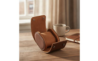 Single Watch Travel Case Portable Watch Roll with Cushion Luxurious Portable Storage Compact Organizer for Drawer