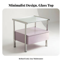 Modernist Design Cylindrical Bedside Table Modern Minimalist Nightstand designer visual design Side Cabinet Space-Saving for Apartment Dwellers, residents, Adults, Bedroom, Small compact areas, Living Room, Home Office