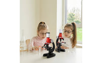 Microscope Toy with Accessories Educational Toy Microscope with Phone Holder Science Kit STEM Beginner-Friendly for Beginners