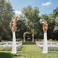 Wedding Arch Stand Easy to Assemble Round Wedding Backdrop Stand Reusable