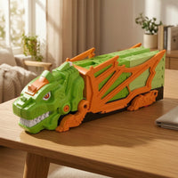 Dinosaur Car Track Toy Manual Dinosaur Race Track Set Imaginative for Children