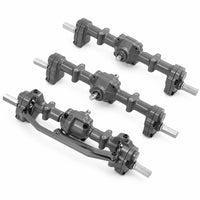 3 Pieces Metal Elevated Axle Set High Ground Clearance Front Rear Elevated Axles Larger Tire Space Rc Car Axle Bridge for Rough Terrain