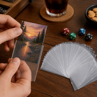 20 Mil Thick Clear Card Sleeves for Board Games - 50 Pack