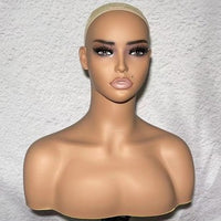 PVC Mannequin Head with Silicone Massage Surface for Beauty Salon Training